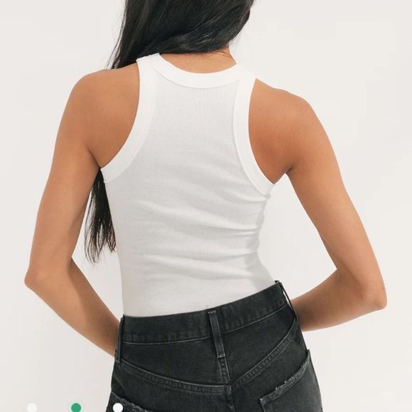 NIB Easy Standard Rib Fit Racer Tank - Picture 2 of 7